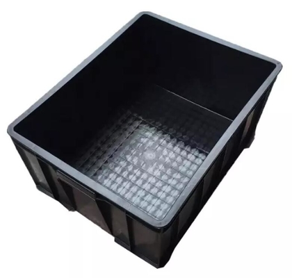حاوية تخزين الإلكترونيات ESD PCB Tray Plastic Antistatic Container 400x300x270