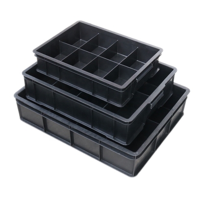 حاوية تخزين الإلكترونيات ESD PCB Tray Plastic Antistatic Container 400x300x270