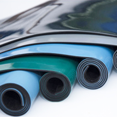 طويلة الأمد الفينيل ESD الاستاتيكيه PVC الكلمة حصيرة مخصصة الحجم اللون الأزرق