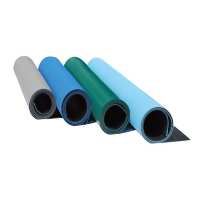 الأخضر 1.2mx10m 2mm ESD حصيرة المطاط الاستاتيكية لطاولة طاولة العمل