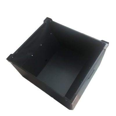 تخزين المكونات الإلكترونية Esd صينية بلاستيكية Esd Pcb صينية ESD كرتون مموج صندوق الاستاتيكيه PVC صندوق أسود