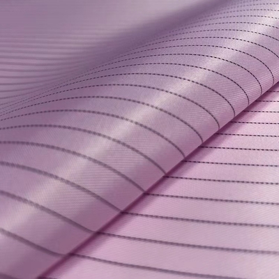 188 * 120 155gsm نسيج مضاد للساكنة نسيج قطن مخطط غير ثابت