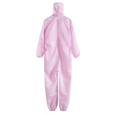 165 * 80 ESD Anti Static Garments غرفة نظيفة معطف دخان 100D * 100D