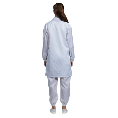 DG001 ملابس مكافحة ساكنة ESD Smock لغرف الأبحاث الصناعية