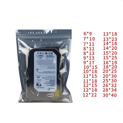 CPP CPE PET NY ESD Static Bags محمية غير ثابتة للتغليف
