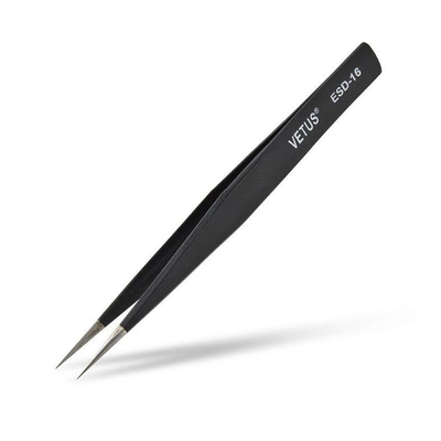 ESD يمكن التخلص منها ملقط Vetus Lash الطبية المائلة طرف الفولاذ المقاوم للصدأ
