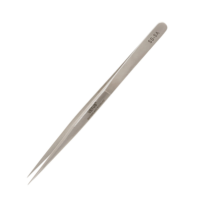 1SA Vetus Lash Tweezers مستقيم رفيع النقاط ملاقط من الفولاذ المقاوم للصدأ