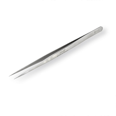 1SA Vetus Lash Tweezers مستقيم رفيع النقاط ملاقط من الفولاذ المقاوم للصدأ