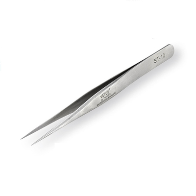 1SA Vetus Lash Tweezers مستقيم رفيع النقاط ملاقط من الفولاذ المقاوم للصدأ