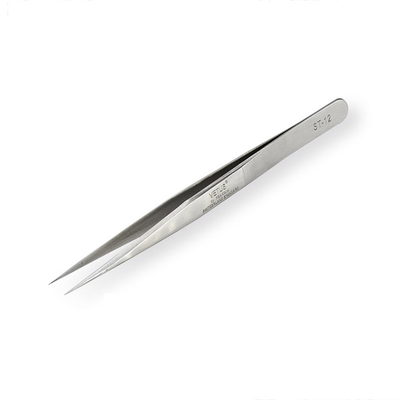 1SA Vetus Lash Tweezers مستقيم رفيع النقاط ملاقط من الفولاذ المقاوم للصدأ