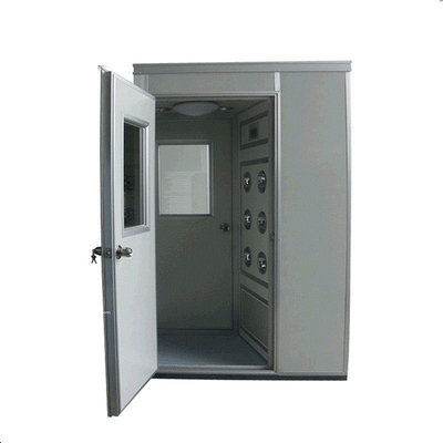 GMP Cleanroom Air Shower SUS201 SUS304 مع نظام الهواء المتشابك