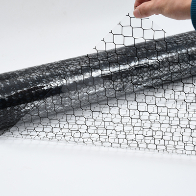 الاستاتيكيه ESD PVC شبكة ستارة شفافة سوداء لاستخدام المصنع