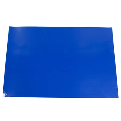 لاصق 30 طبقة LDPE Clean Room Mats التحكم في الغبار حصيرة الأرضية المضادة للميكروبات