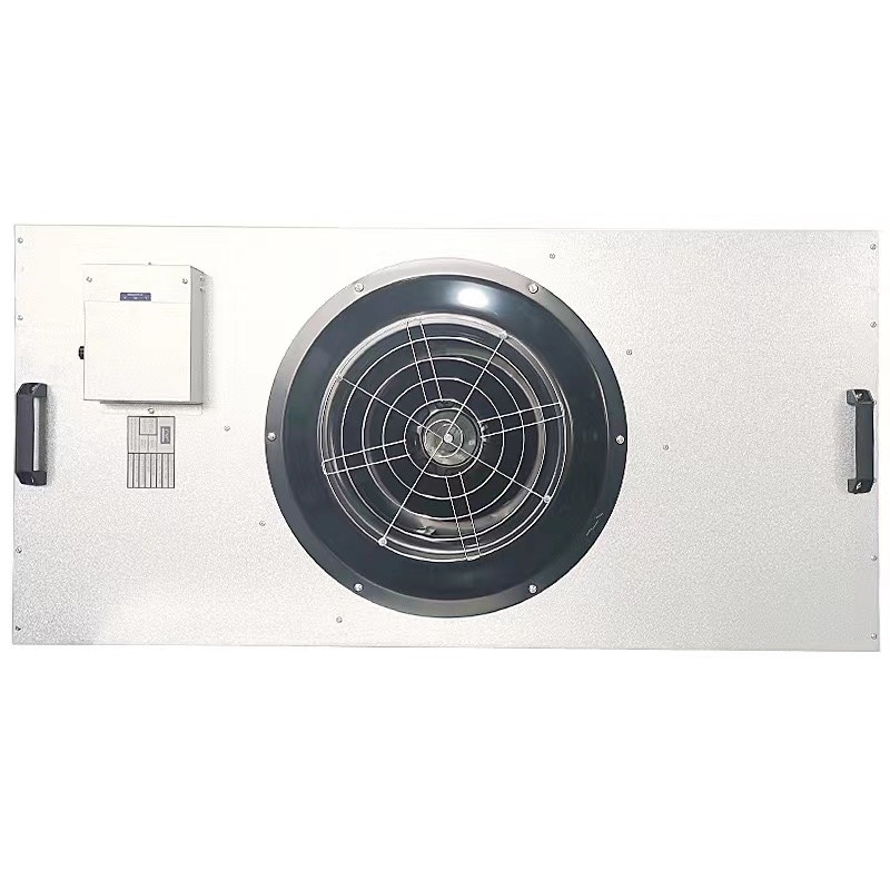 210PA وحدة تصفية مروحة الاهتزاز الصغيرة 99.999٪ HEPA Laminar Flow Filter Hood