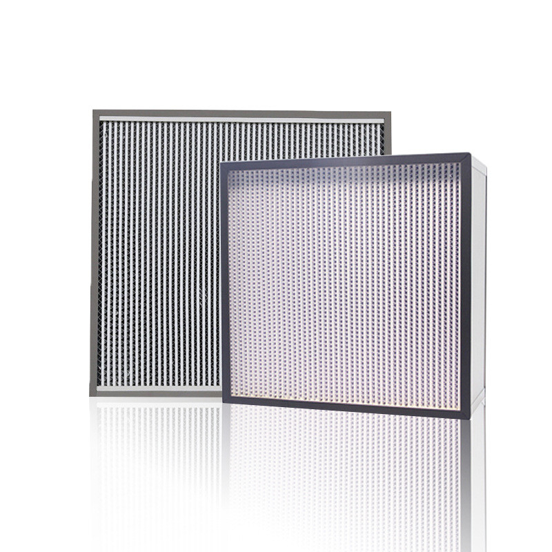 0.3 ميكرون Cleanroom Hepa Filter H12 H13 H14 منقي الهواء HEPA Filter